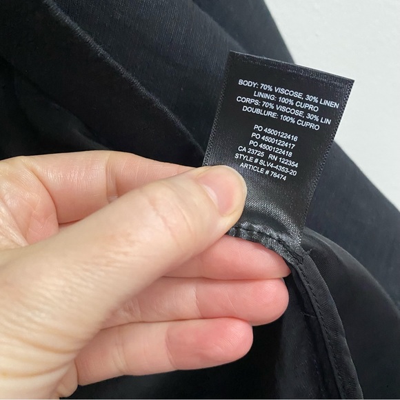 Aritzia Wilfred Alto Linen Blazer Jacket - Picture 8 of 12